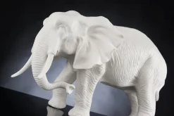New Pamono Italian African Ceramic Father Elephant Sculpture by VG Design and Laboratory Department
