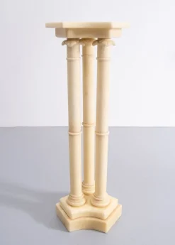Pamono Italian Alabaster Pedestal, 1960s> Pedestals And Columns