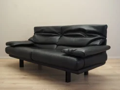Pamono Italian Alanda Leather Sofa by Paolo Piva for B&B Italia, 1980s><noscript><img width=