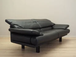 Pamono Italian Alanda Leather Sofa by Paolo Piva for B&B Italia, 1980s><noscript><img width=