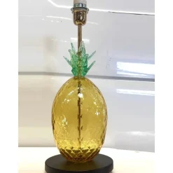 Pamono Italian Ananas Murano Glass Table Lamps by Simoeng, Set of 2><noscript><img width=