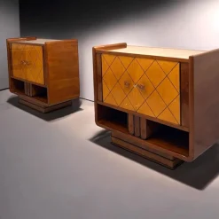 Sale Pamono Italian Art Deco Cabinets attributed to Osvaldo Borsani, 1940s, Set of 2