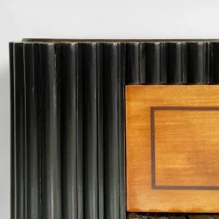 Discount Pamono Italian Art Deco Console Table in Grissinato Black Wood, 1930s