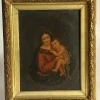 Outlet Pamono Italian Artist, Madonna & Child, 19th Century, Oil on Panel, Framed