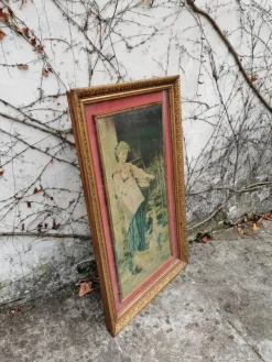 Online Pamono Italian Artist, Painting, 1920s, Framed
