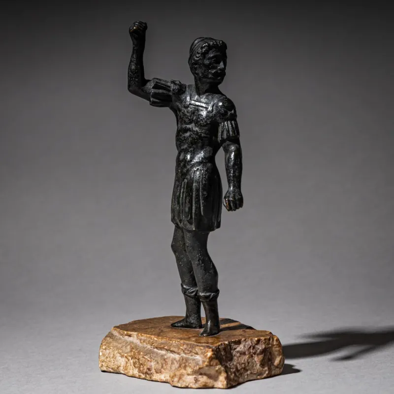 Outlet Pamono Italian Artist, Statuette of a Venetian Mercenary, 16th-17th Century, Bronze