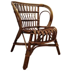 Online Pamono Italian Bamboo and Rattan Children's Mini Hoop Chair, 1960s