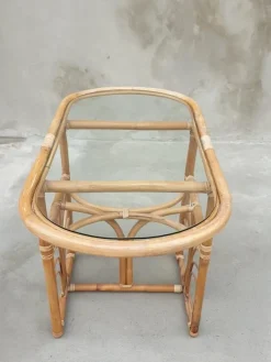 Online Pamono Italian Bamboo Chairs, 1960s, Set of 3