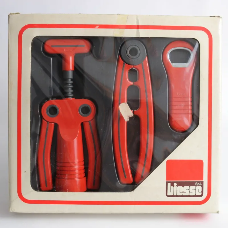 Pamono Italian Bar Set by Pino Spagnolo for Biesse, 1980s, Set of 3> Dinnerware Accessories