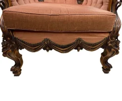 Hot Pamono Italian Baroque Sofa and Armchairs, 1970s, Set of 3