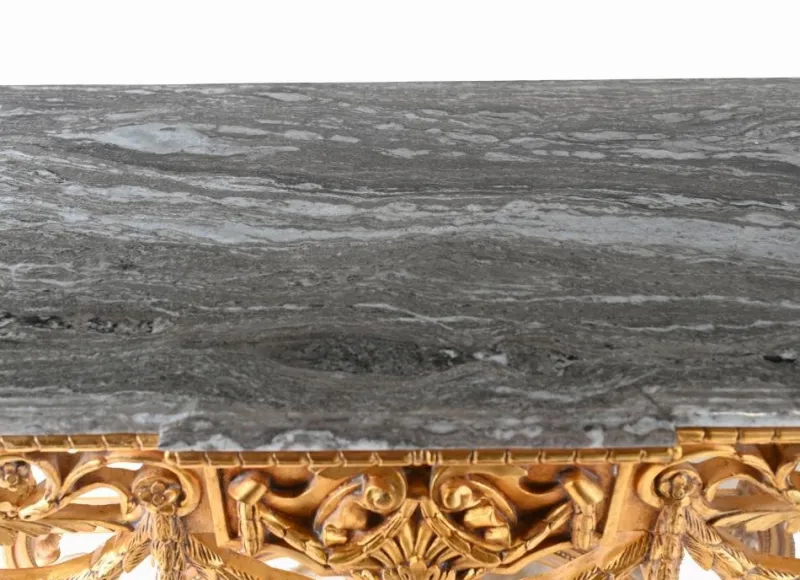 Pamono Italian Baroque Style Gilt Console Table> Console Tables