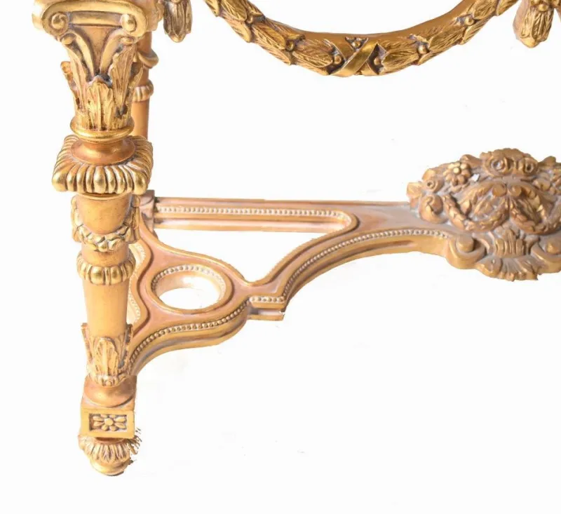 Pamono Italian Baroque Style Gilt Console Table> Console Tables