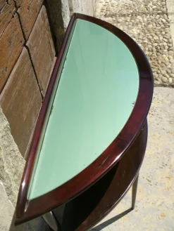 Best Pamono Italian Beech Console Table, 1950s