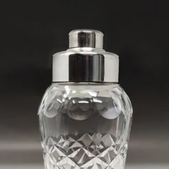 Outlet Pamono Italian Bohemian Cut Crystal Cocktail Shaker, 1950s