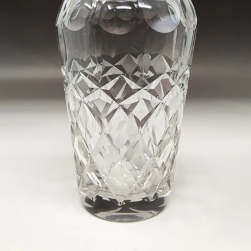 Outlet Pamono Italian Bohemian Cut Crystal Cocktail Shaker, 1950s