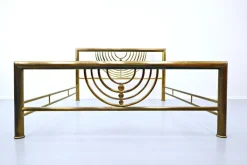 Pamono Italian Brass Bed><noscript><img width=