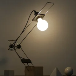 Pamono Italian Brutalist Travertine Lamp, 1970s><noscript><img width=