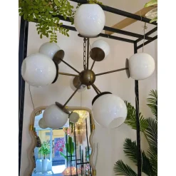 Pamono Italian Burnished Sputnik Chandelier in Murano Glass by Simoeng><noscript><img width=