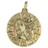 Best Pamono Italian Capricorn Zodiac 18k Yellow Gold Charm Pendant, 1970s