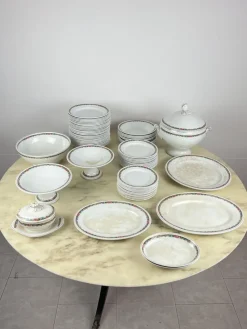 Discount Pamono Italian Ceramic Dishes, 1890s, Set of 70