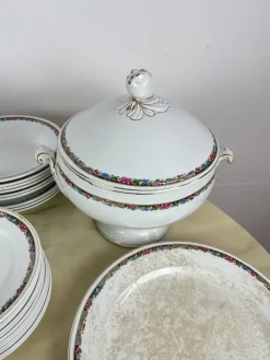 Discount Pamono Italian Ceramic Dishes, 1890s, Set of 70