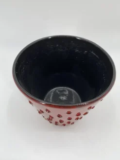 Pamono Italian Ceramic Fragola Flower Pot by Fratelli Fanciullacci, 1960><noscript><img width=