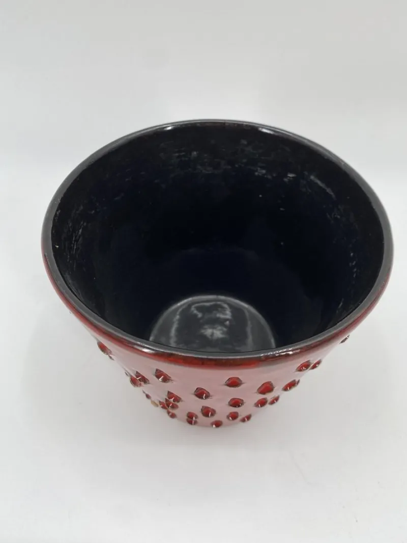 Pamono Italian Ceramic Fragola Flower Pot by Fratelli Fanciullacci, 1960> Garden Accessories
