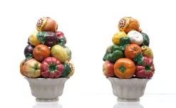 Sale Pamono Italian Ceramic Fruit Baskets by Bassano Zortea, Italy, 1958, Set of 2