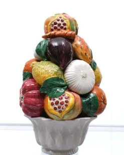 Sale Pamono Italian Ceramic Fruit Baskets by Bassano Zortea, Italy, 1958, Set of 2