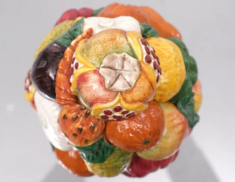 Sale Pamono Italian Ceramic Fruit Baskets by Bassano Zortea, Italy, 1958, Set of 2