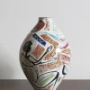 Online Pamono Italian Ceramic Vase by Elio Schiavon, 50s