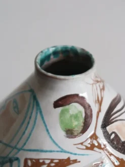 Online Pamono Italian Ceramic Vase by Elio Schiavon, 50s