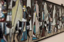 New Pamono Italian Ceramic Wall Panel by Marcello Fantoni, 1960s