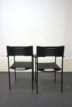 Pamono Italian Chairs by Giandomenico Belotti for Alias, 1980s, Set of 2> Side Chairs & Dining Chairs