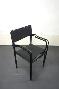 Pamono Italian Chairs by Giandomenico Belotti for Alias, 1980s, Set of 2><noscript><img width=