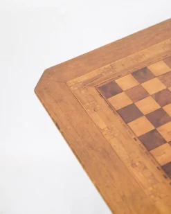 Pamono Italian Chessboard in Fruitwood, 1860s><noscript><img width=