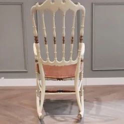 Pamono Italian Chiavarina Rocking Chair, 1950s><noscript><img width=