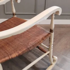 Pamono Italian Chiavarina Rocking Chair, 1950s><noscript><img width=