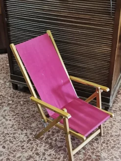 Pamono Italian Children's Beach Chair, 1960s><noscript><img width=