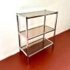 Pamono Italian Chrome and Smoked Glass Bookshelf, 1970s> Shelves & Wall Units