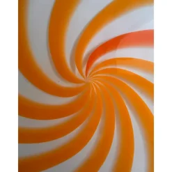 Pamono Italian Clear Amber Swirls Wall Sconce in Murano Glass by Simoeng><noscript><img width=