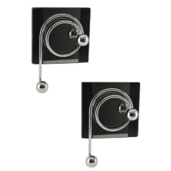 Pamono Italian Coat Racks, 1970s, Set of 2> Racks, Hooks & Valets
