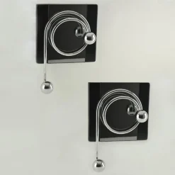 Pamono Italian Coat Racks, 1970s, Set of 2><noscript><img width=