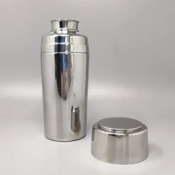 Pamono Italian Cocktail Shaker with Ice Bucket from Mepra, 1970s, Set of 3><noscript><img width=