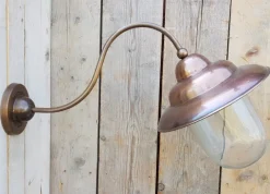 Outlet Pamono Italian Copper Outdoor Barn Light Lamp