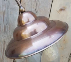 Outlet Pamono Italian Copper Outdoor Barn Light Lamp