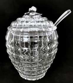 Pamono Italian Crystal Punch Bowl with Lid and Ladle, 1965, Set of 2> Ice Buckets & Wine Coolers