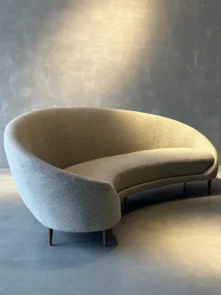 Pamono Italian Curved Sofa, 1950s> Couches & Sofas