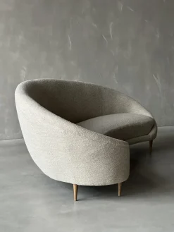 Pamono Italian Curved Sofa, 1950s> Couches & Sofas