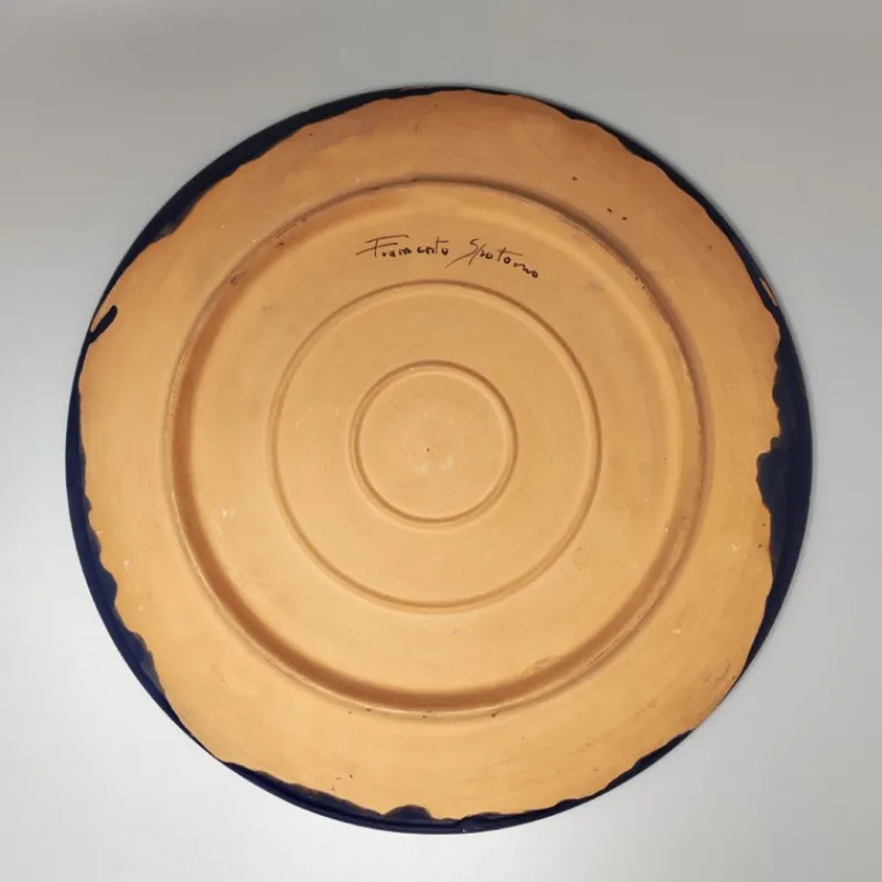 Pamono Italian Decorative Plated or Centerpiece by Frumento Spotorno, 1970s> Dinnerware Accessories